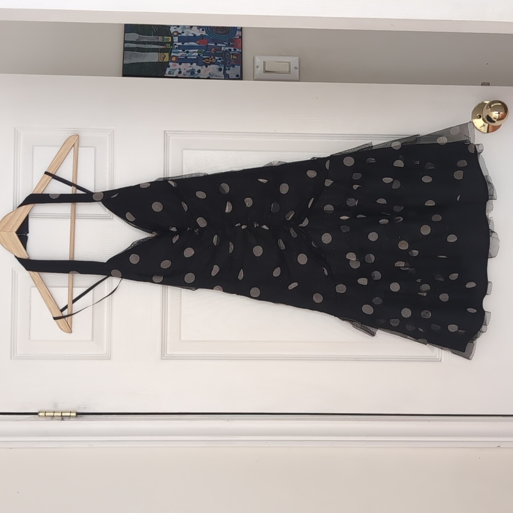 Early 2000s Polka Dot Prom Dress